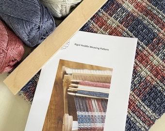 Pick Up Stick Scarf Weaving Kit: Lyocell & Falkland Wool