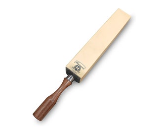 Leder Strop - 4-seitiges Honing Tool - Straight Razor Strop - echtes Leder Schärfriemen - Straight Razor Strop