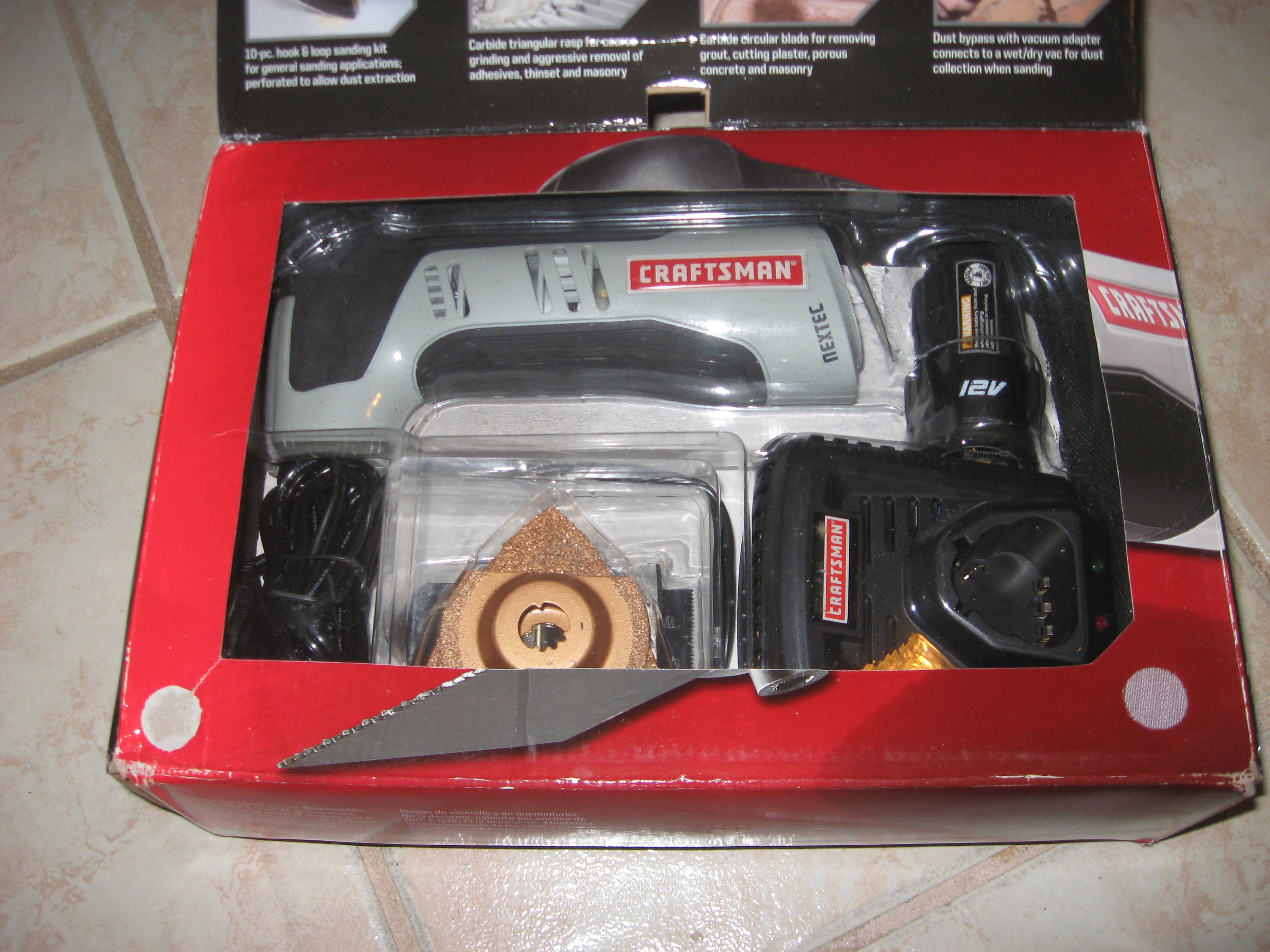 Brand New Craftsman Nextec Multi Tool 12v Charger Battery Tool Kit