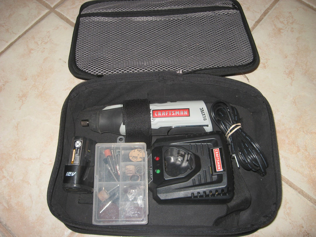 Craftsman Nextec Cordless Rotary Tool Kit With Battery Charger Etsy
