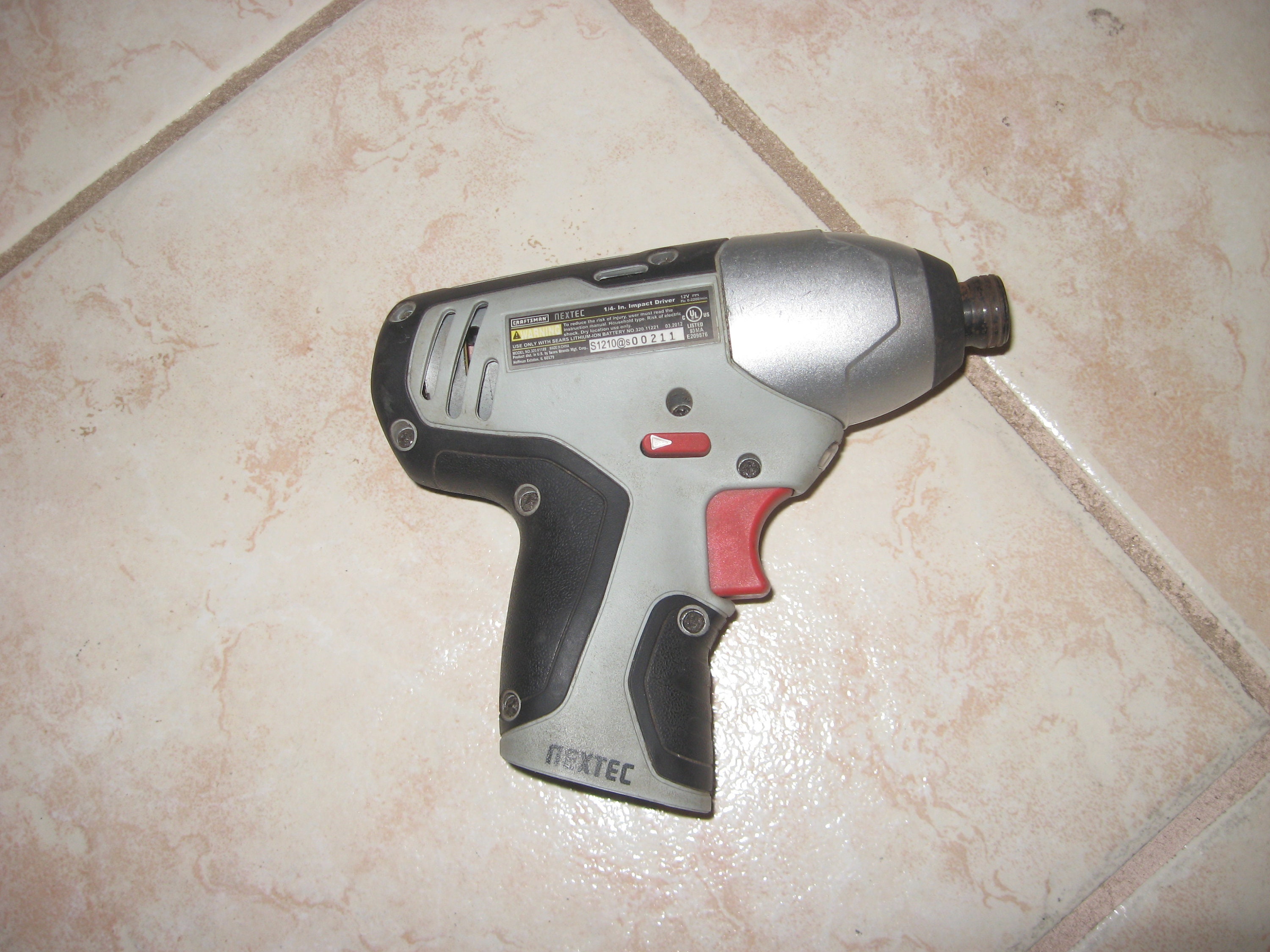 Craftsman Nextec 12v 1/4 Cordless COMPACT Impact Driver Etsy