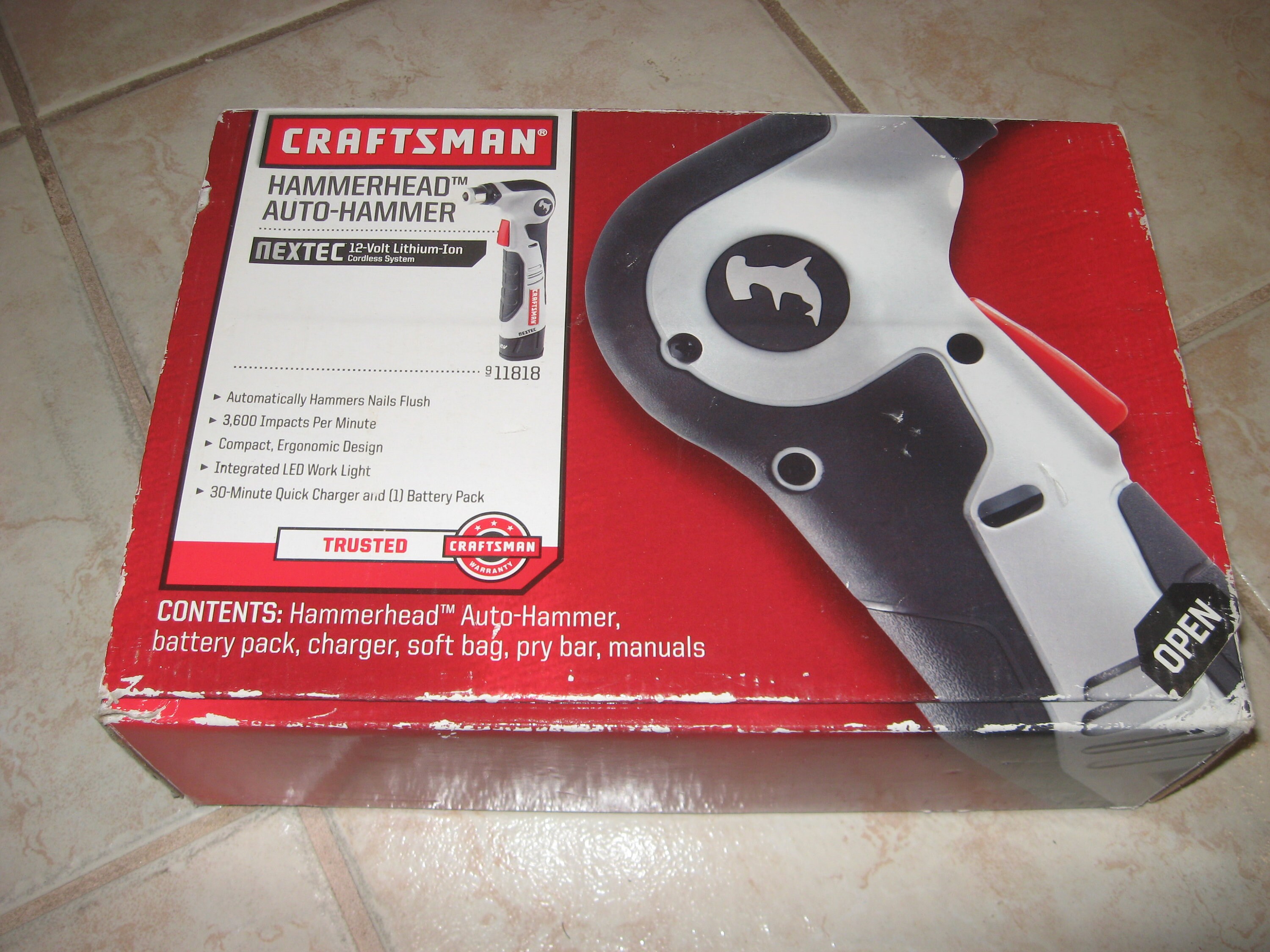 New Craftsman Nextec Hammerhead 12V Volt Auto Hammer Kit Tool Etsy