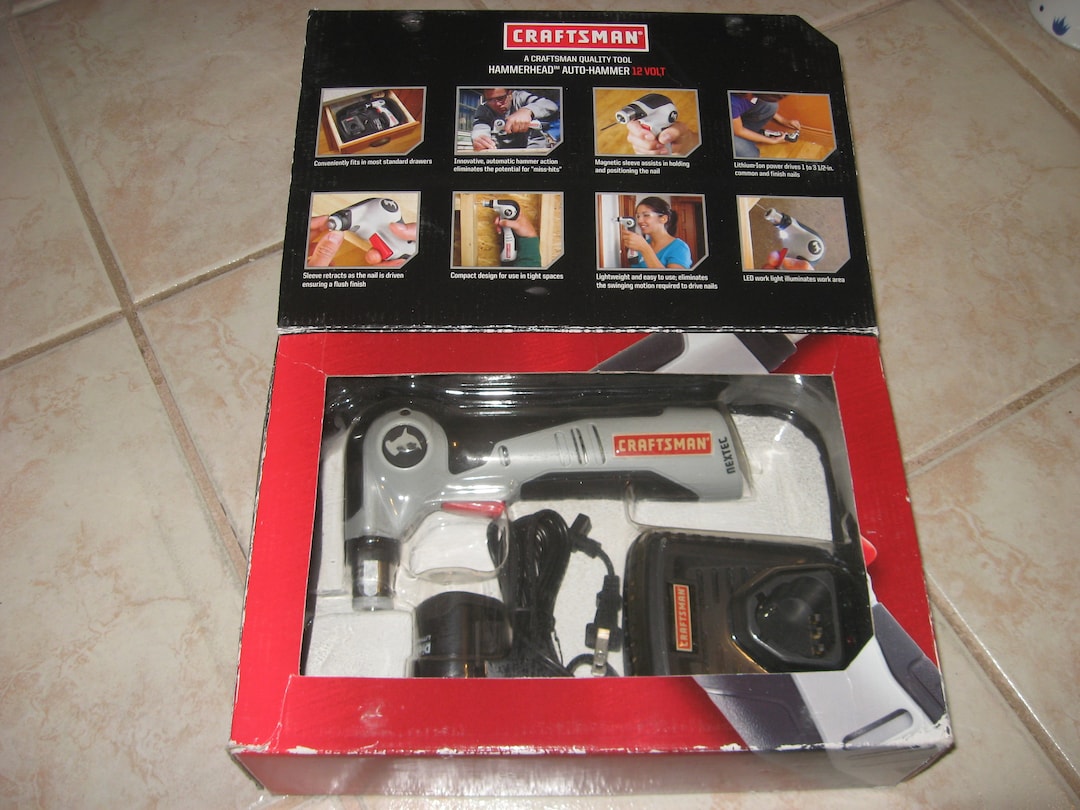 New Craftsman Nextec Hammerhead 12V Volt Auto Hammer Kit Tool Etsy