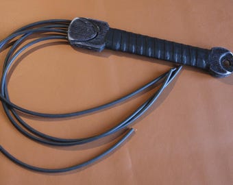 Four Rubber Flogger - Very Hard - Free Shipping