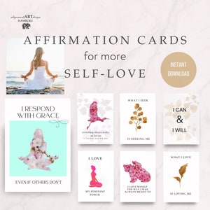 Affirmation Self Love Cards Self Care Planner Digital Affirmation Card Gratitude Quotes Motivation Card Healing Quote Positive Thinking Card