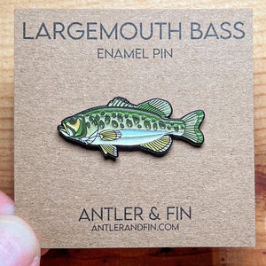 Largemouth Bass Fish Pin