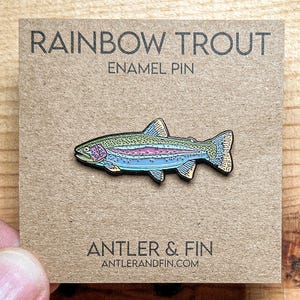 Rainbow Trout Fish Pin