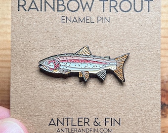 Rainbow Trout Fish Pin