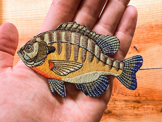 Bluegill Iron-on Embroidered Patch Quality Fish Patches for Jackets, Hats,  Vests, Backpacks Fishing Gifts for Men and Women -  Canada
