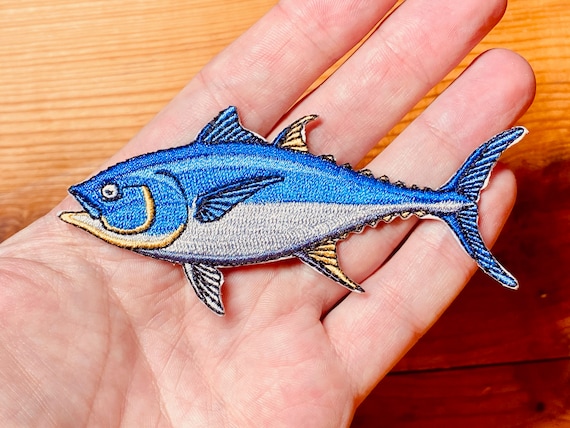Bluefin Tuna Iron-on Embroidered Patch Quality Fish Patches for Jackets,  Hats, Vests, Backpacks Fishing Gifts for Men and Women -  Sweden