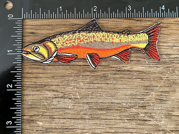 Brook Trout Iron-on Embroidered Patch Quality Fish Patches for Jackets,  Hats, Vests, Backpacks Fly Fishing Gifts for Men and Women -  Canada