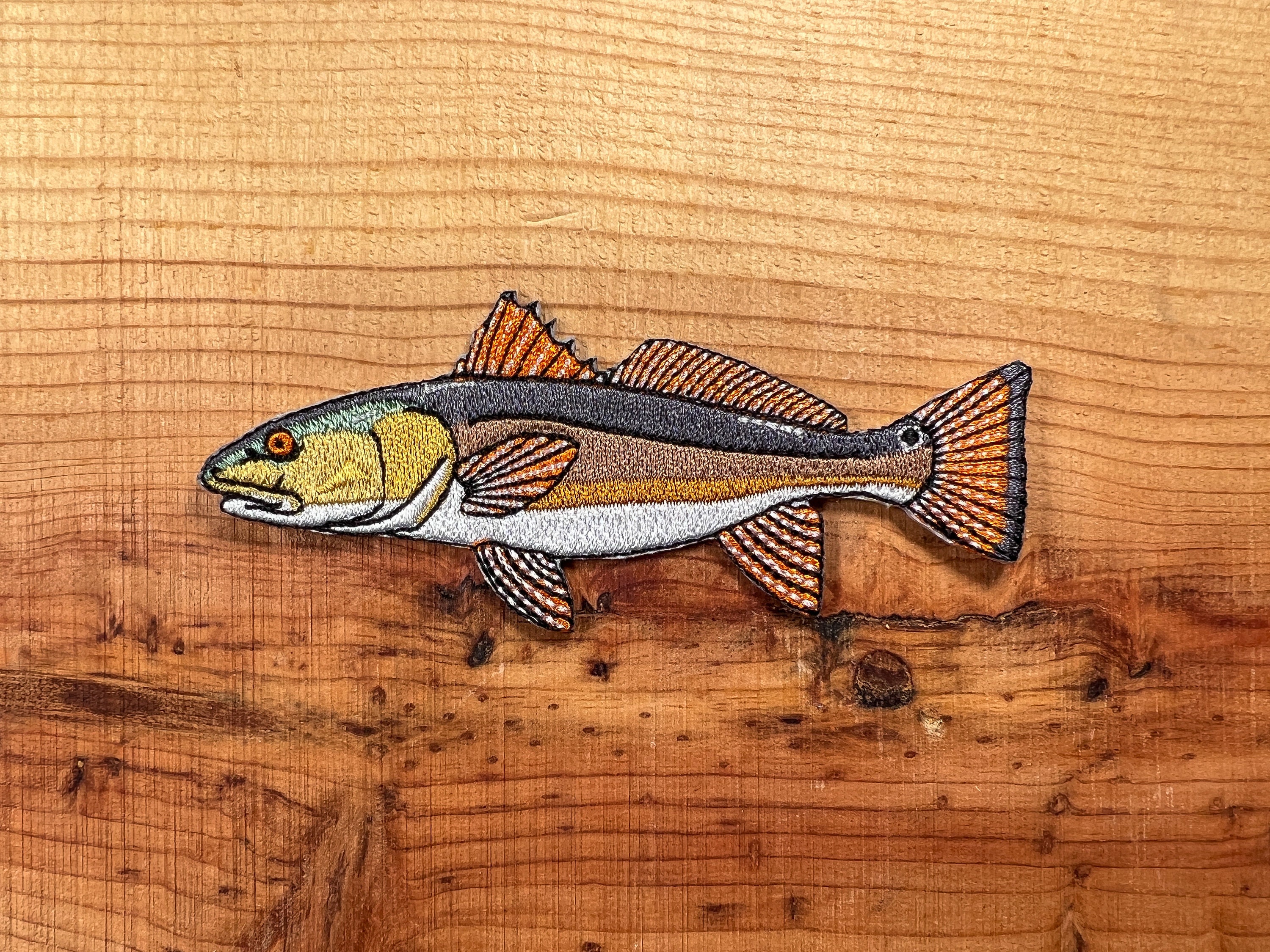  PARITA Black Orange Bass Fish Fishing Iron on Patch Character  Movie Cartoon Kids Embroidered Craft Handmade Clothes Costume for Children  and Adults : Arts, Crafts & Sewing