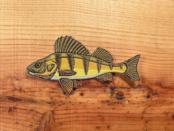 Perch Iron-on Embroidered Patch Quality Fish Patches for Jackets, Hats,  Vests, Backpacks Fishing Gifts Men & Women -  Canada