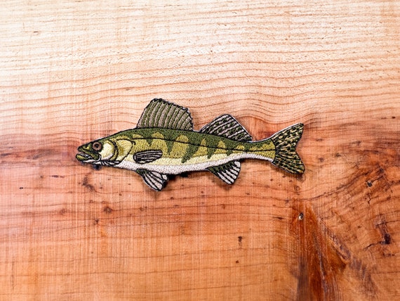 Walleye Iron-on Embroidered Patch Quality Fish Patches for Jackets, Hats,  Vests, Backpacks Fishing Gifts Men & Women -  Denmark