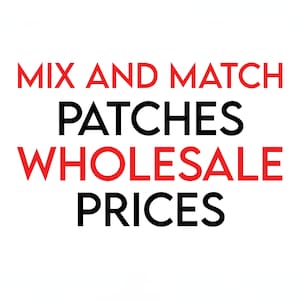 Wholesale Prices | Iron-On Patches | Mix and Match | 50% off Retail