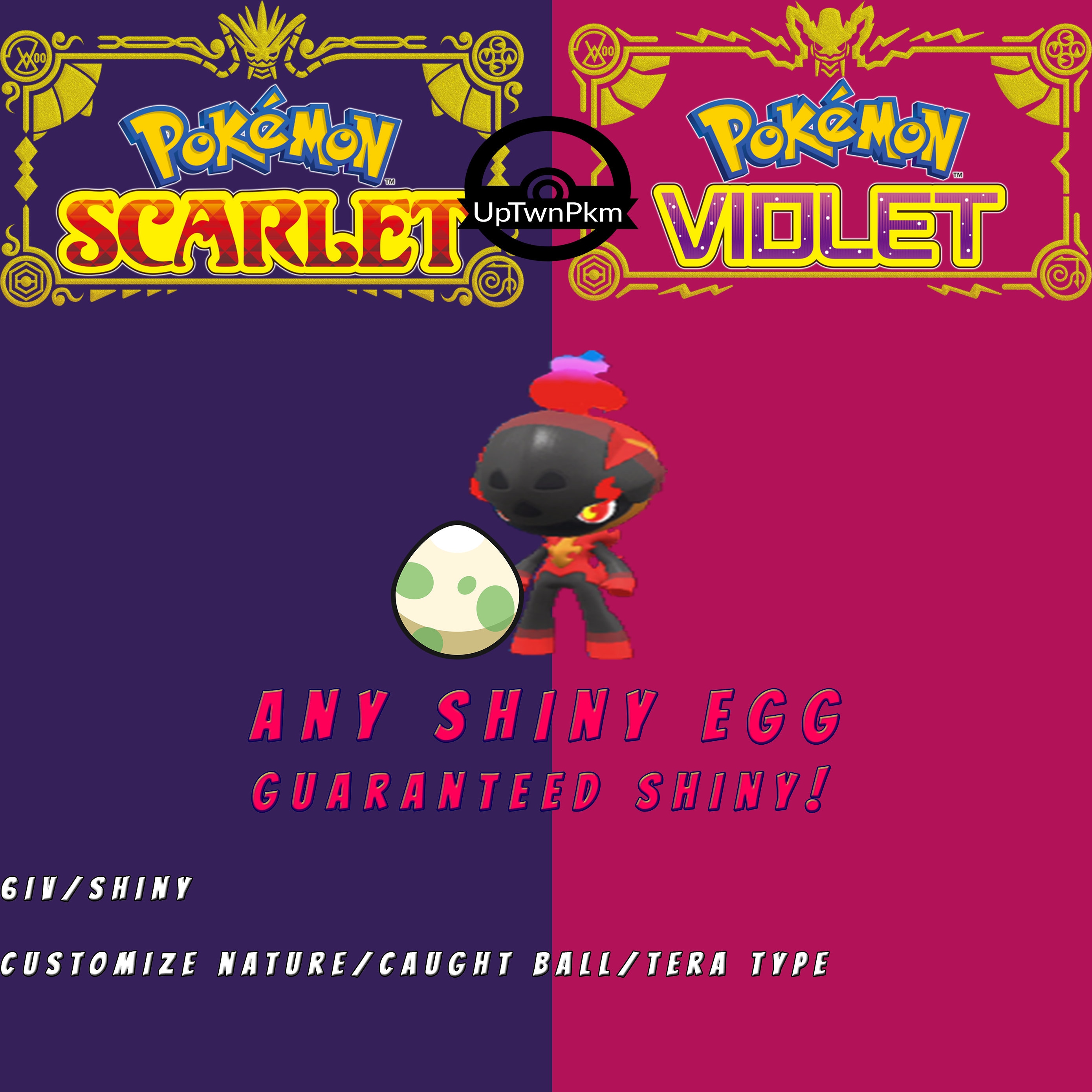 Pokémon Scarlet and Violet ✨SHINY✨ Gardevoir W/ Best 6IV + Customizable