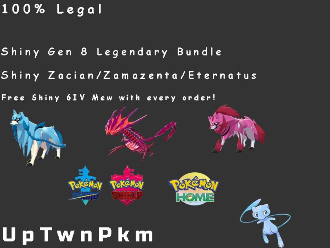 Pokemon Sword and Shield // ZACIAN ZAMAZENTA ETERNATUS 6IV -  Norway