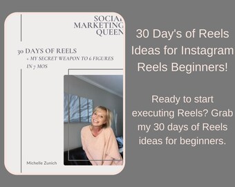 30 Tage Reels Ideen für Instagram Reels Anfänger!