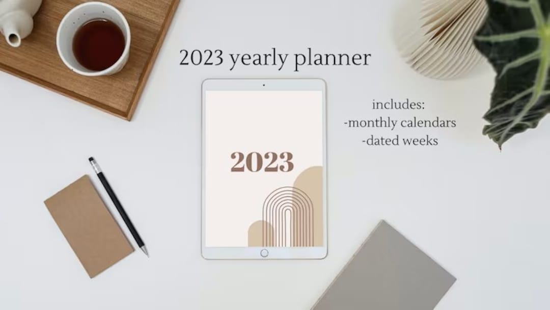 2023 Digital Planner Basic, Goodnotes Planner, iPad Planner, Weekly ...