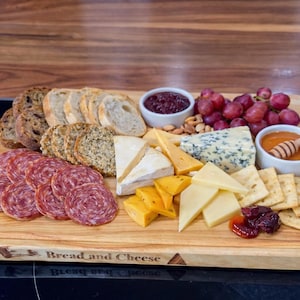The Library- charcuterie/ cutting board set with storage image 12