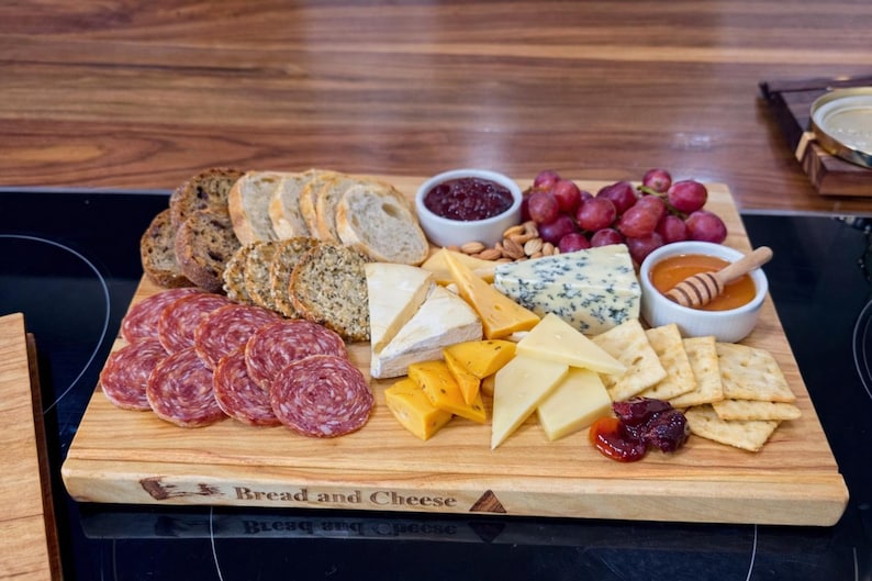 The Library- charcuterie/ cutting board set with storage image 12