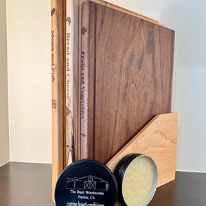 The Library- charcuterie/ cutting board set with storage image 16