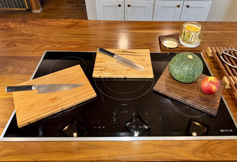 The Library- charcuterie/ cutting board set with storage image 7