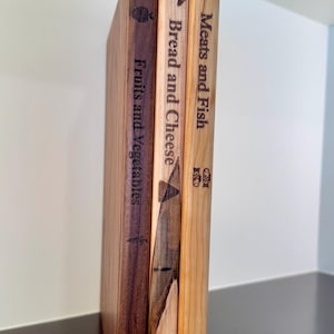 The Library- charcuterie/ cutting board set with storage image 5
