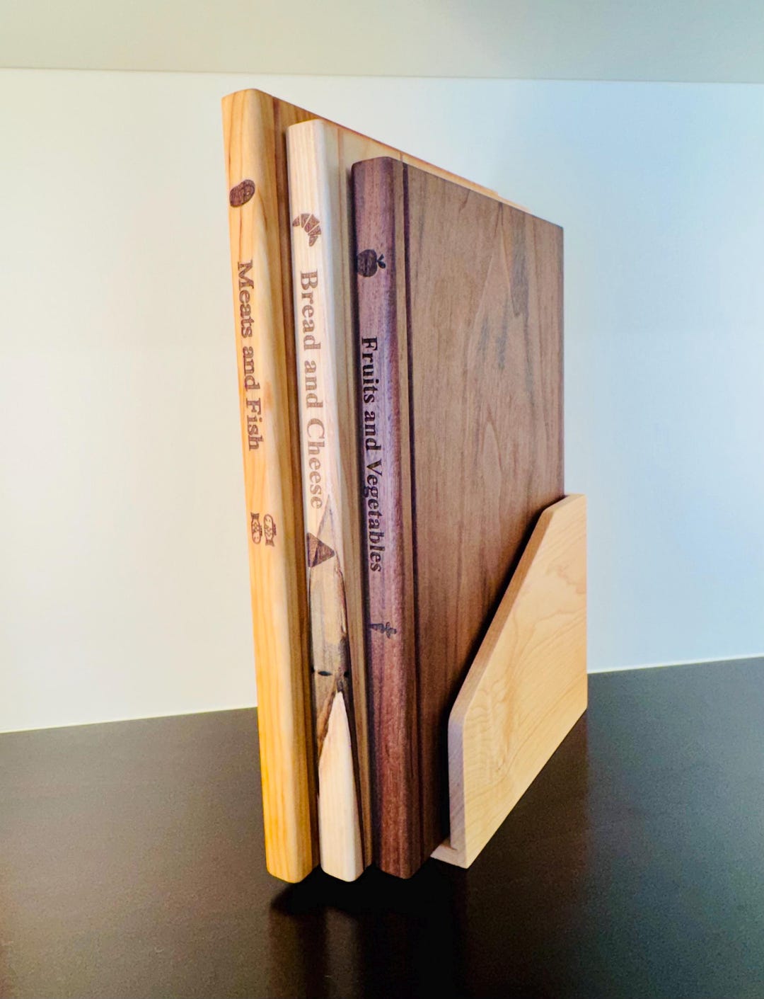 The Library- charcuterie/ cutting board set with storage
