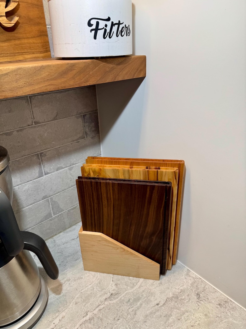 The Library- charcuterie/ cutting board set with storage image 17