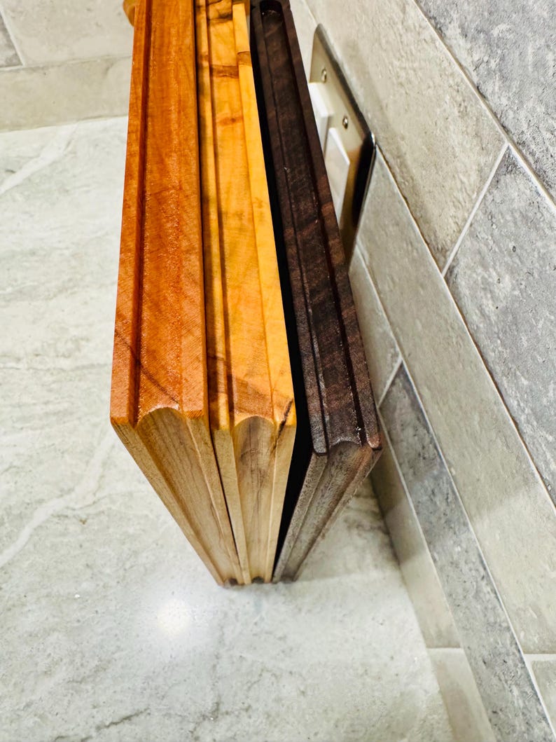 The Library- charcuterie/ cutting board set with storage image 18