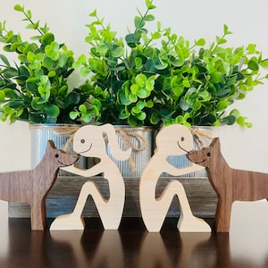 German Shepard with Boy or Girl- personalized option available