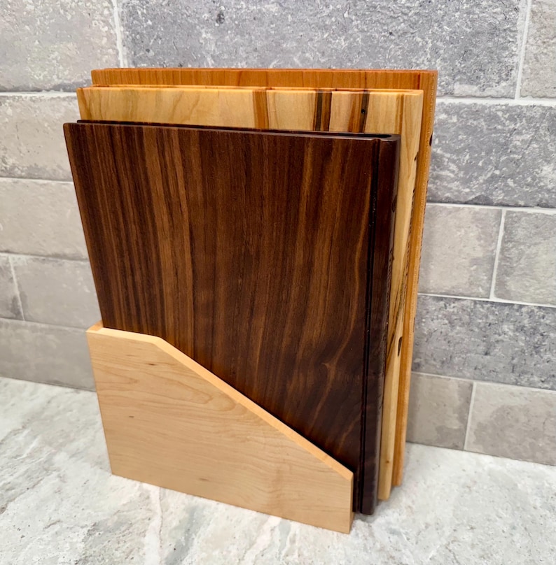 The Library- charcuterie/ cutting board set with storage image 19