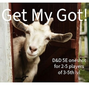 Get My Goat: D&D Sidequest, one shot, para 5E, aventura Dungeons and Dragons