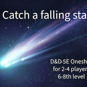 Pegue uma estrela cadente: D&D Sidequest, one shot, para 5E, aventura Dungeons and Dragons