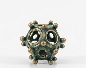Roman Dodecahedron Metal Replica