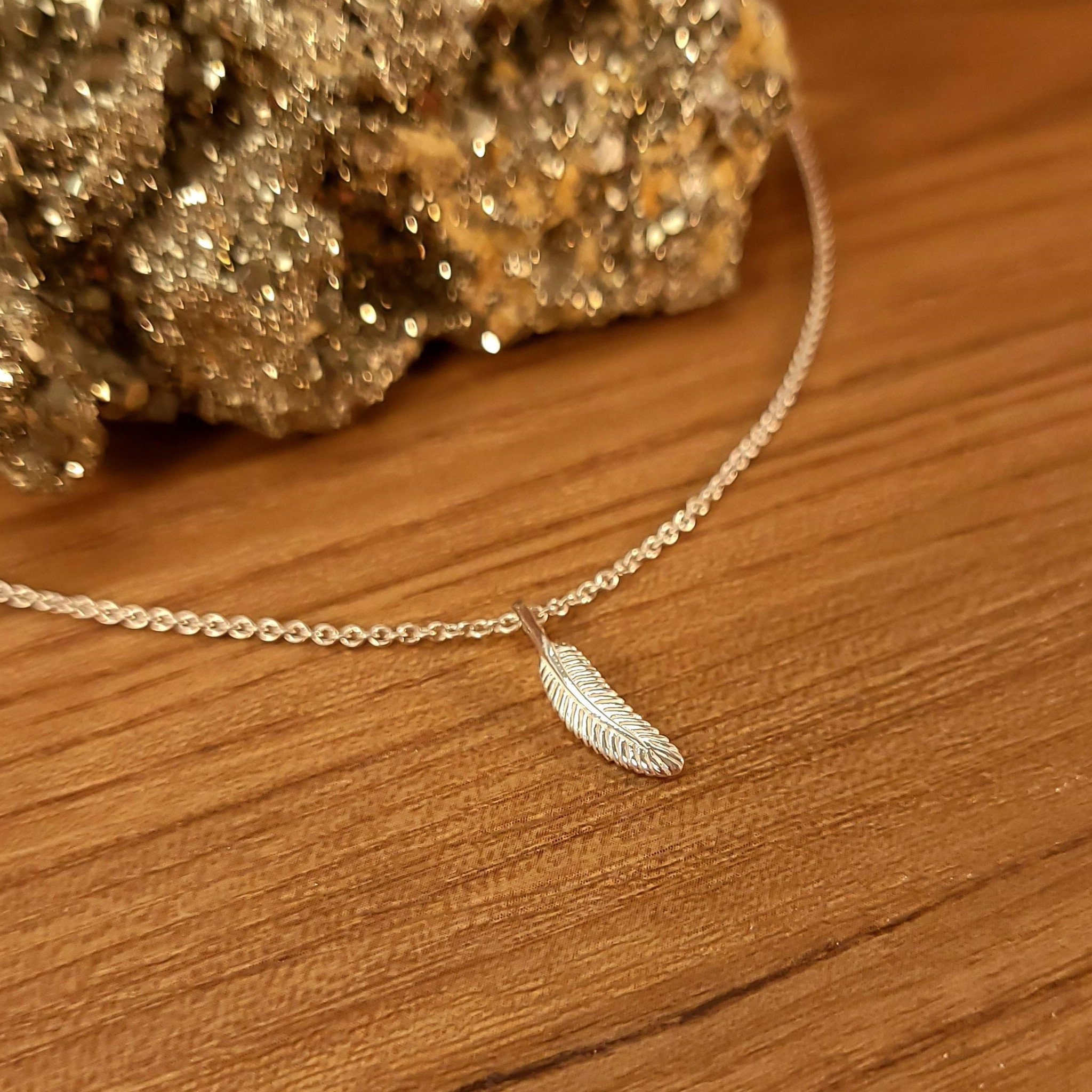 Sterling Silver Indian Feather Pendant - Etsy
