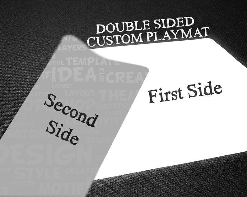 TCG Custom Playmat With Zones Personalized Card Game Mat Etsy