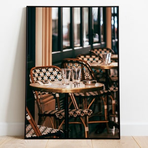 Paris cafe print,French cafe wall art,Home decor,Paris cafe art,Cafe decor,Travel wall art,French photography,Europe travel poster,digital