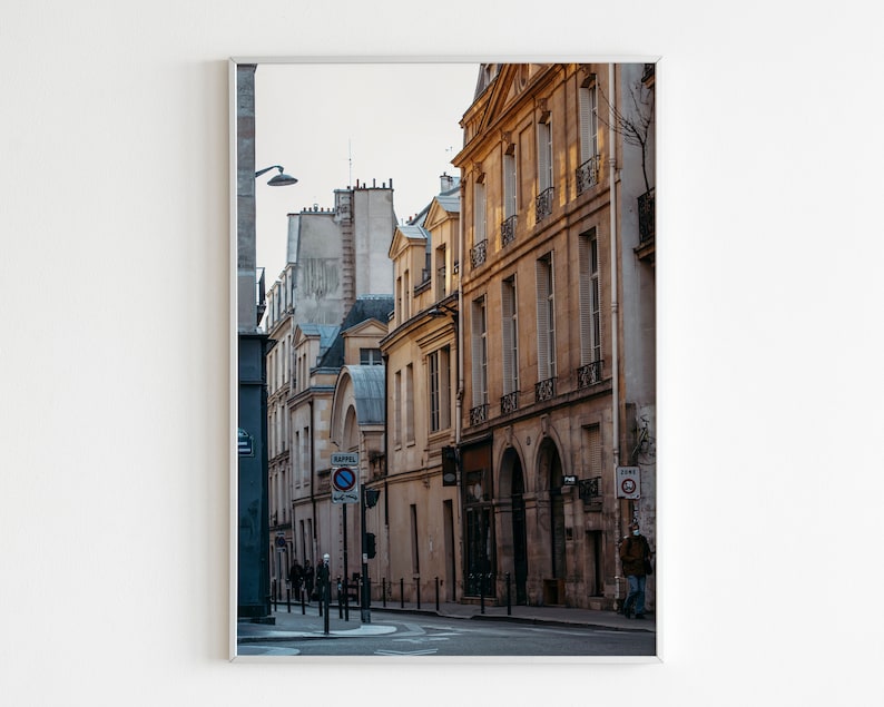Paris Street Photo Print,paris City Wall Art,printable Paris Art,france