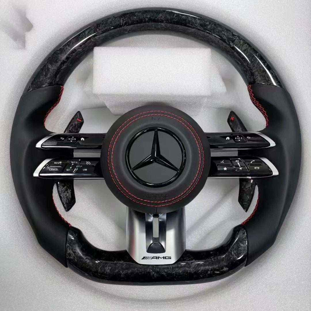 Emblème d'insigne AMG noir brillant Exon pour Mercedes Benz AMG