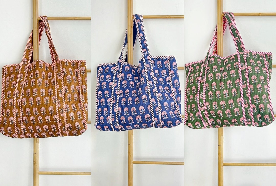 ★送料・関税込★Margarin Fingers★FLORAL QUILTED TOTE BAG★ 人気【MARGARIN FINGERS】☆ FLORAL QUILTED TOTE BAG (CREAM