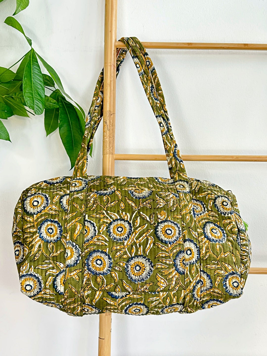 Spanish Olive Duck Bag