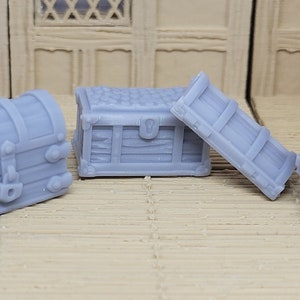 Treasure chests, 28mm RPG, Dungeons and Dragons