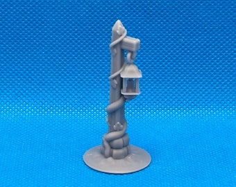 Lamp post for RPG, 28mm, Dungeons and Dragons, Briteminis