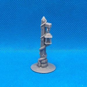 Lamp post for RPG, 28mm, Dungeons and Dragons, Briteminis image 1