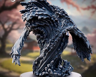 Water Elemental, 32mm scale, Dungeons and Dragons, The Printing Goes Ever On