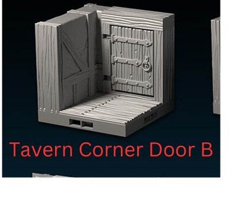 Tavern Tile Doors, DragonLock Ultimate, 28mm gaming, Dungeons and Dragons, Fat Dragon Games Bild 2