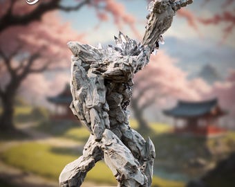 Earth Elemental, 32mm scale, Dungeons and Dragons, The Printing Goes Ever On