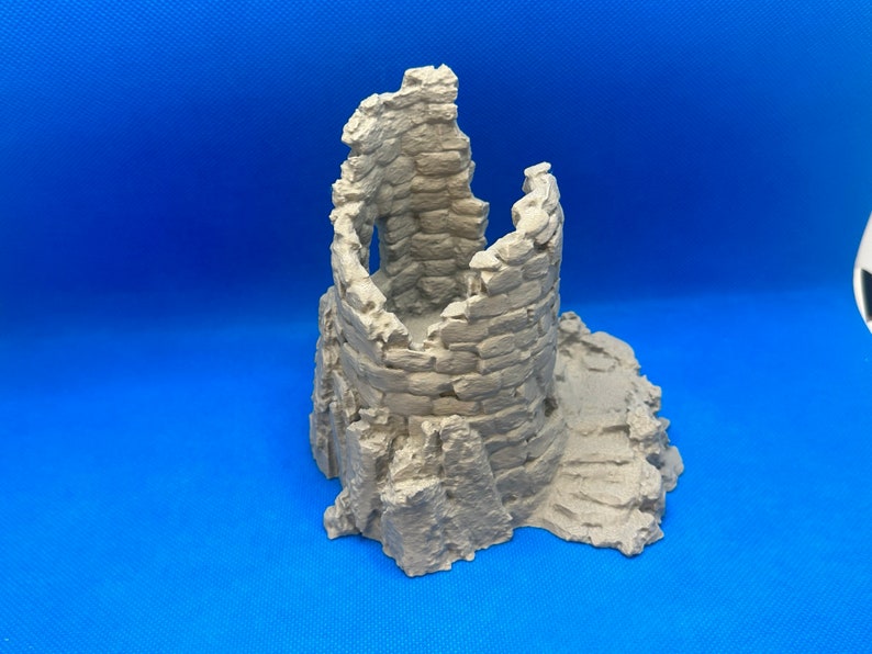 Ruined Tower, 28mm, Dungeons and Dragons, Briteminis image 3